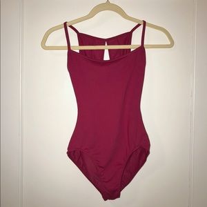 Mirella Beaded Keyhole Camisole Leotard
